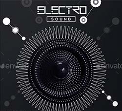 电子音乐派对传单/海报模板：Electro Sound Flyer - Poster Template